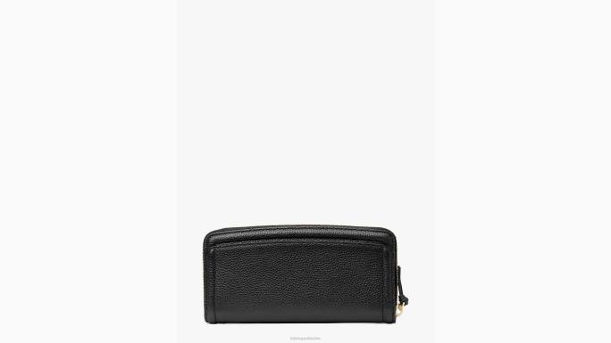 žene Kate Spade crno knott slim continental novčanik pribor 04HN427