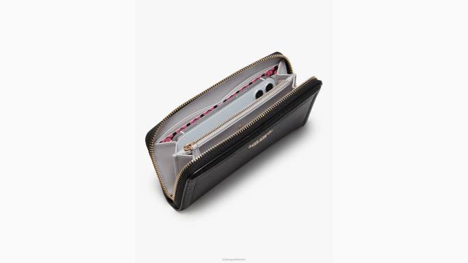 žene Kate Spade crno knott slim continental novčanik pribor 04HN427