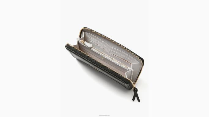 žene Kate Spade crno knott slim continental novčanik pribor 04HN427