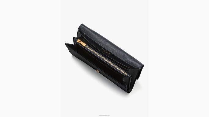 žene Kate Spade crno morgan preklop Continental novčanik pribor 04HN438