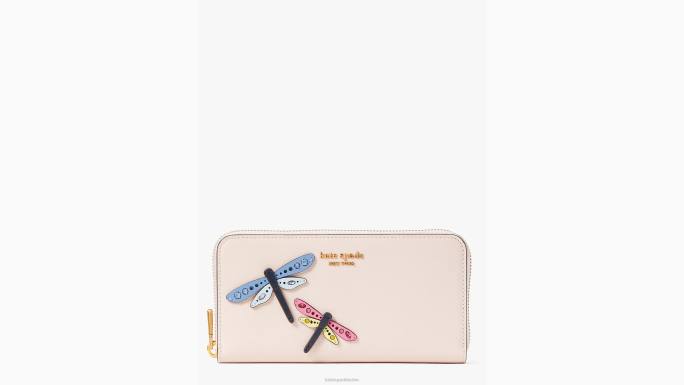 žene Kate Spade jutarnja plaža multi kontinentalni novčanik s vretencom ukrašenim patentnim zatvaračem pribor 04HN374