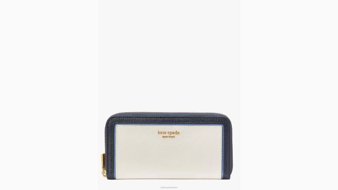 žene Kate Spade krema multi morgan continental novčanik s patentnim zatvaračem u boji pribor 04HN400