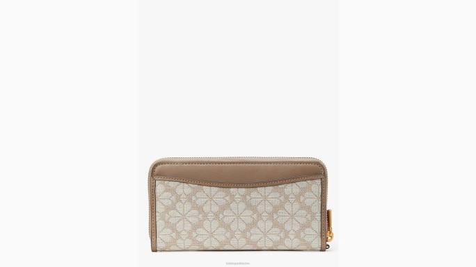 žene Kate Spade prirodni multi cvjetni kontinentalni novčanik s patentnim zatvaračem pribor 04HN417