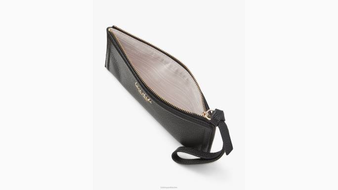žene Kate Spade crno knott wristlet držač kartice pribor 04HN415