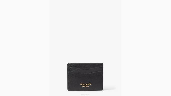žene Kate Spade crno vlasnik kartice Morgan pribor 04HN380