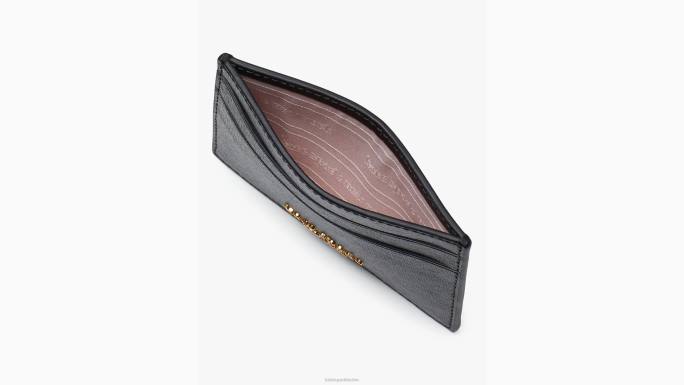 žene Kate Spade crno vlasnik kartice Morgan pribor 04HN380
