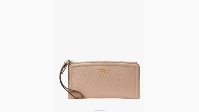 žene Kate Spade kraft papir knott wristlet držač kartice pribor 04HN414