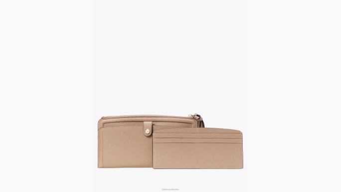 žene Kate Spade kraft papir knott wristlet držač kartice pribor 04HN414