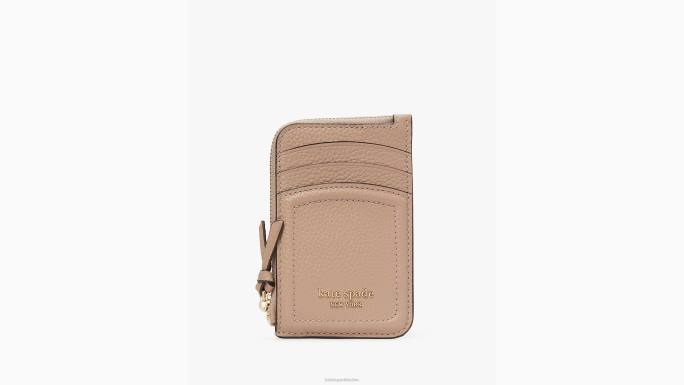 žene Kate Spade kraft papir knott zip držač kartice pribor 04HN469