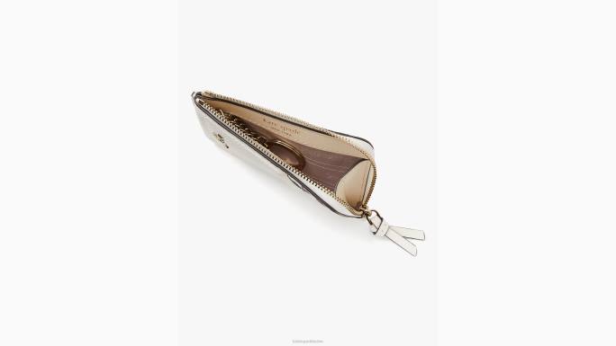 žene Kate Spade krema knott zip držač kartice pribor 04HN467