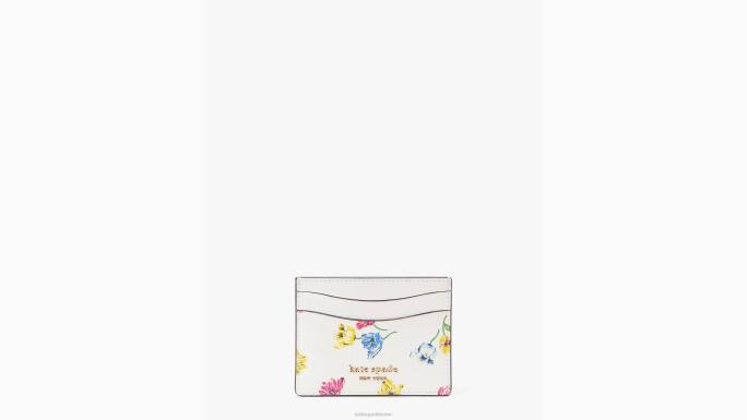 žene Kate Spade krema multi vlasnik kartice za bacanje morgan tulipana pribor 04HN388