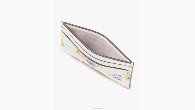 žene Kate Spade krema multi vlasnik kartice za bacanje morgan tulipana pribor 04HN388