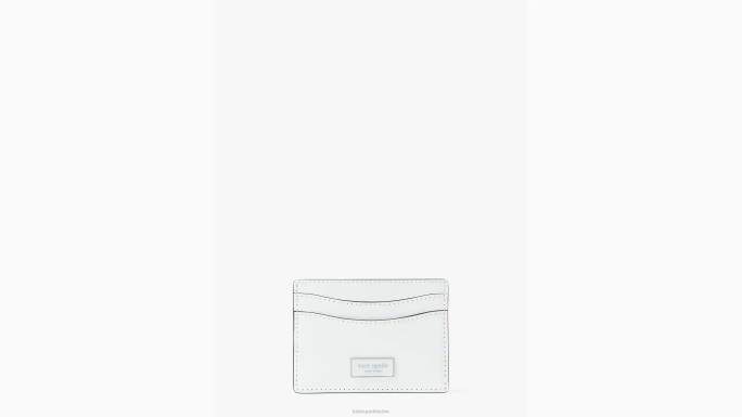 žene Kate Spade prava bijela sam ikona kožni držač kartice pribor 04HN413