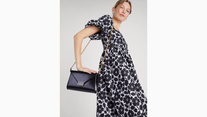 žene Kate Spade crno anna srednje koverta spojka pribor 04HN192
