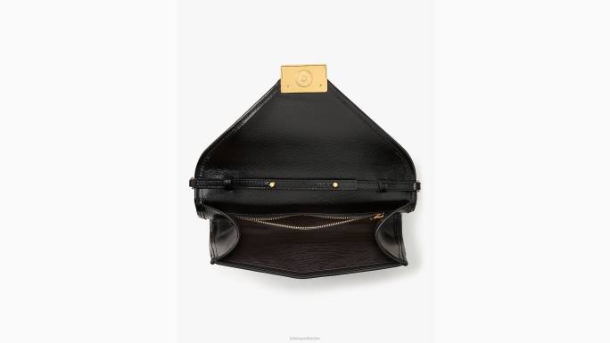 žene Kate Spade crno anna srednje koverta spojka pribor 04HN192