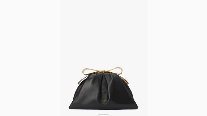 žene Kate Spade crno spojka pramčanog okvira pribor 04HN161