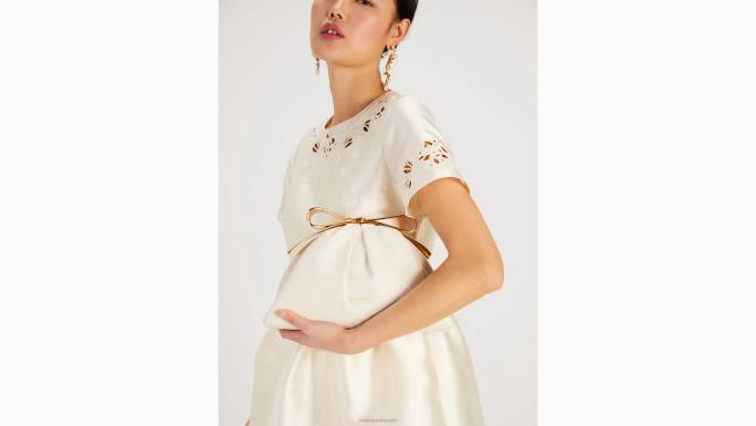 žene Kate Spade krema spojka pramčanog okvira pribor 04HN92