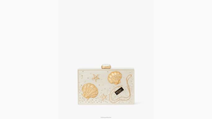 žene Kate Spade multi što školjka ocean scene smola okvir spojka pribor 04HN15