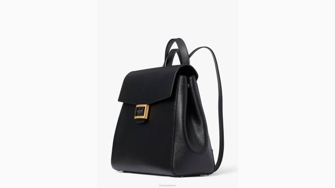 žene Kate Spade crno katy srednji preklopni ruksak pribor 04HN292