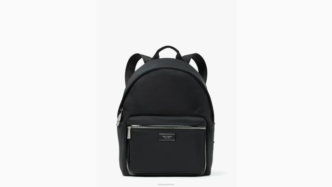 žene Kate Spade crno sam ikona ksnyl najlonski srednji ruksak pribor 04HN263