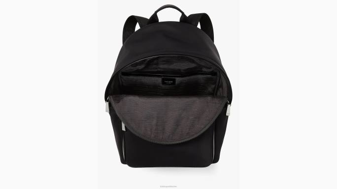 žene Kate Spade crno sam ikona ksnyl najlonski srednji ruksak pribor 04HN263