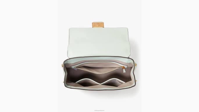 žene Kate Spade kristalno plava katy srednji preklopni ruksak pribor 04HN291