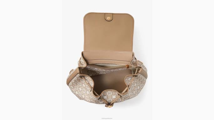žene Kate Spade prirodni multi cvjetni monogram mia ruksak s preklopom pribor 04HN325