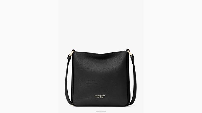 žene Kate Spade crno hudson mala kurirska torba pribor 04HN132