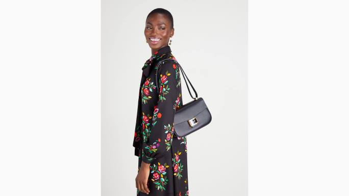 žene Kate Spade crno katy srednja kabriolet torba za rame pribor 04HN321