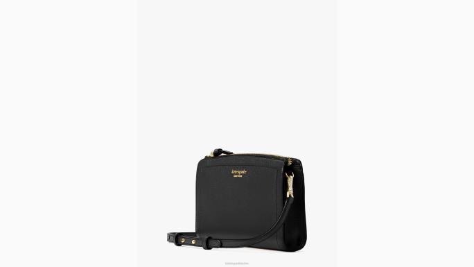 žene Kate Spade crno knott small crossbody pribor 04HN85