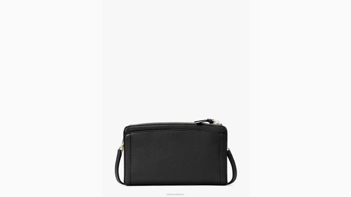 žene Kate Spade crno knott small crossbody pribor 04HN85