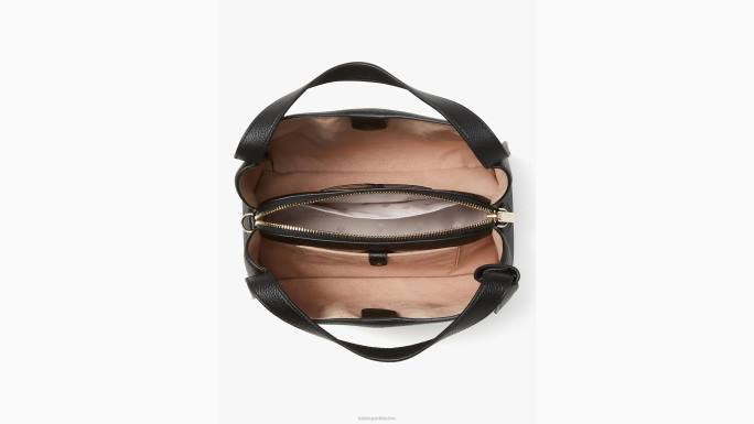 žene Kate Spade crno knott srednja torba preko tijela pribor 04HN122