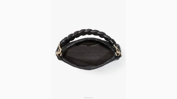žene Kate Spade crno meringue mali crossbody pribor 04HN129