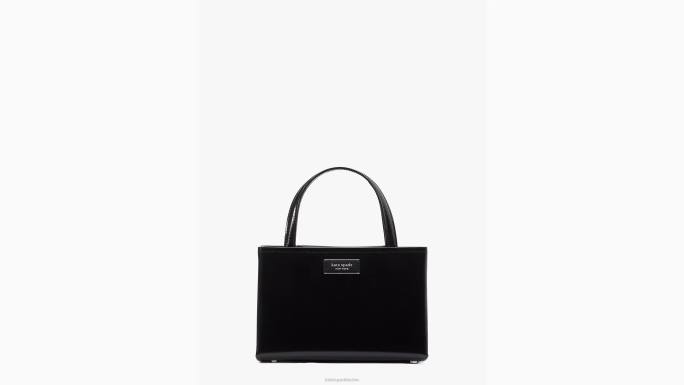 žene Kate Spade crno sam icon kožna mini torba pribor 04HN198