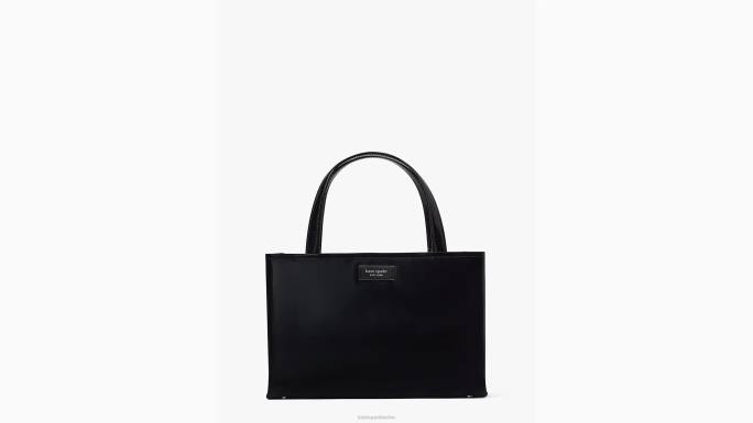 žene Kate Spade crno sam icon mala kožna torba pribor 04HN220