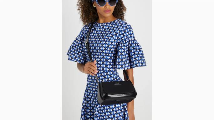 žene Kate Spade crno sam ikona ksnyl najlon istok zapad srednje preko tijela pribor 04HN245