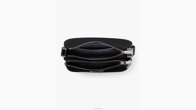 žene Kate Spade crno sam ikona ksnyl najlon istok zapad srednje preko tijela pribor 04HN245