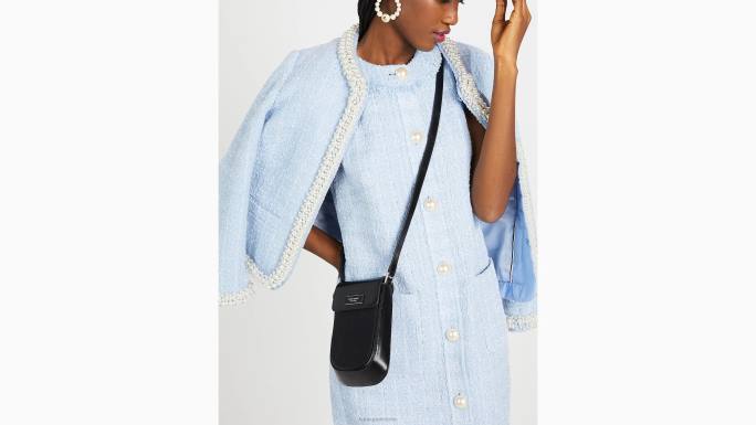 žene Kate Spade crno sam ikona ksnyl najlon sjever jug ​​crossbody pribor 04HN237