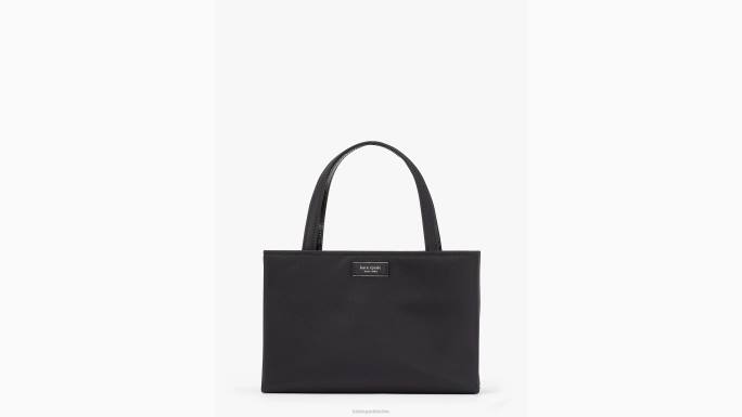 žene Kate Spade crno sam ikona ksnyl najlonska mala torba pribor 04HN281