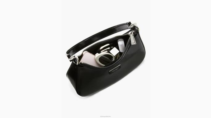 žene Kate Spade crno sam ikona mali kabriolet crossbody pribor 04HN165