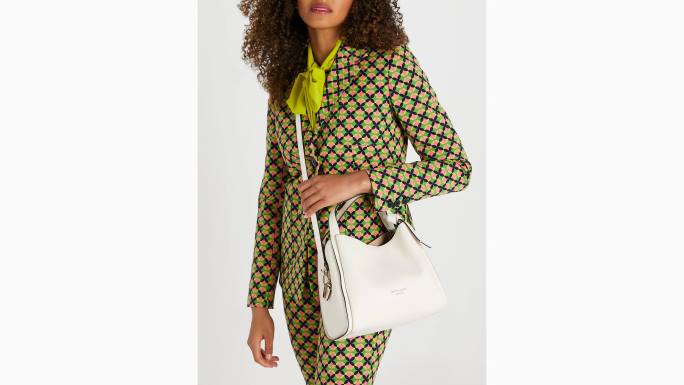 žene Kate Spade krema knott srednja torba preko tijela pribor 04HN123
