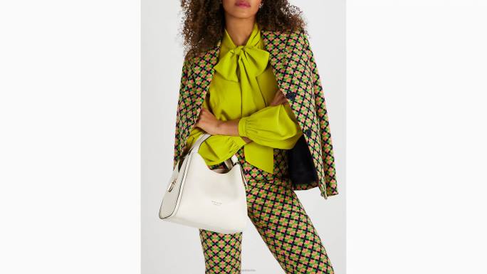 žene Kate Spade krema knott srednja torba preko tijela pribor 04HN123