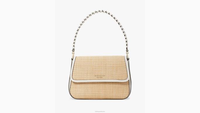 žene Kate Spade krema multi hudson straw srednje kabriolet torba za rame pribor 04HN26