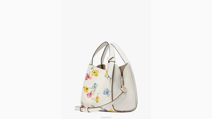 žene Kate Spade krema multi knott tulip toss reljefna torba srednje veličine preko tijela pribor 04HN76