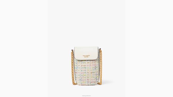 žene Kate Spade krema multi steffie tweed sjever jug ​​telefon crossbody pribor 04HN47
