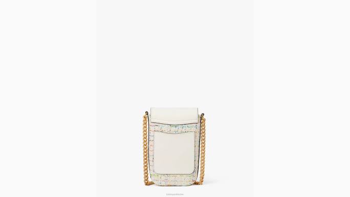 žene Kate Spade krema multi steffie tweed sjever jug ​​telefon crossbody pribor 04HN47