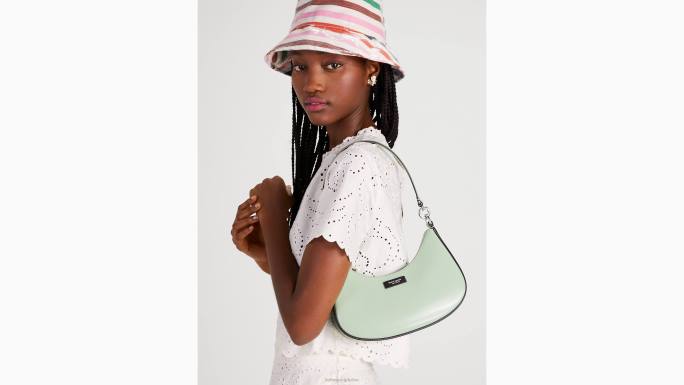 žene Kate Spade krema od pistacija sam ikona mali kabriolet crossbody pribor 04HN163