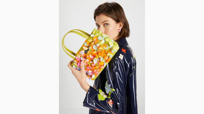 žene Kate Spade kruška bartlett multi sam ikona buket ukrašena mala torbica pribor 04HN262