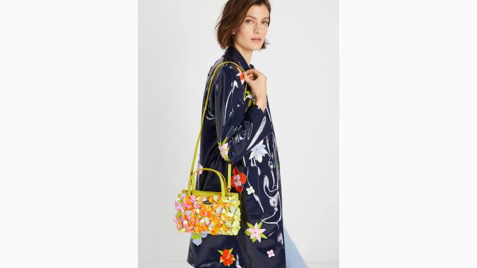 žene Kate Spade kruška bartlett multi sam ikona buket ukrašena mala torbica pribor 04HN262
