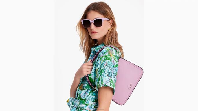 žene Kate Spade lavanda mraz hudson srednje kabriolet crossbody pribor 04HN20